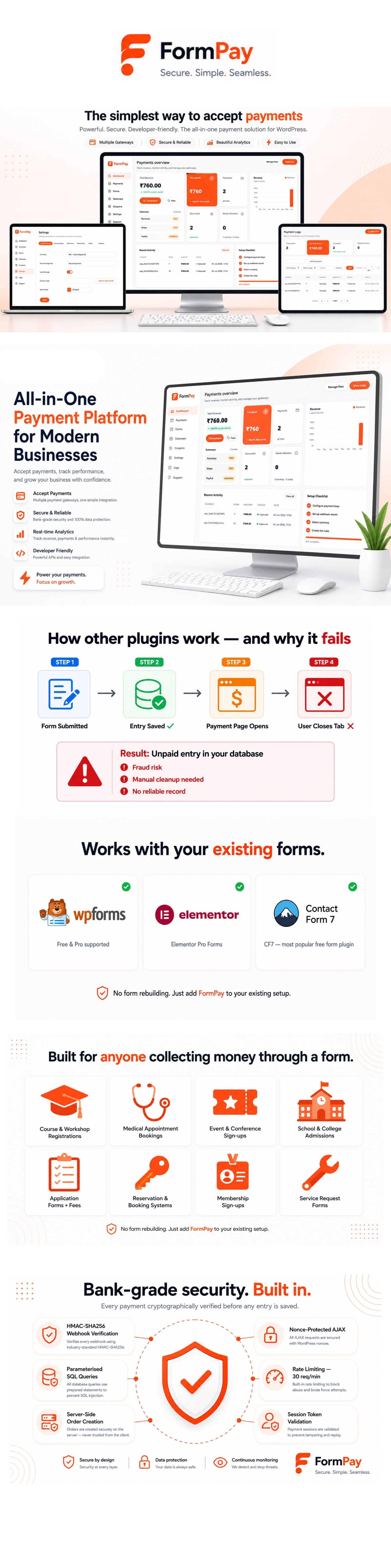 FormPay – Payment-First Gateway Integration for WordPress Forms